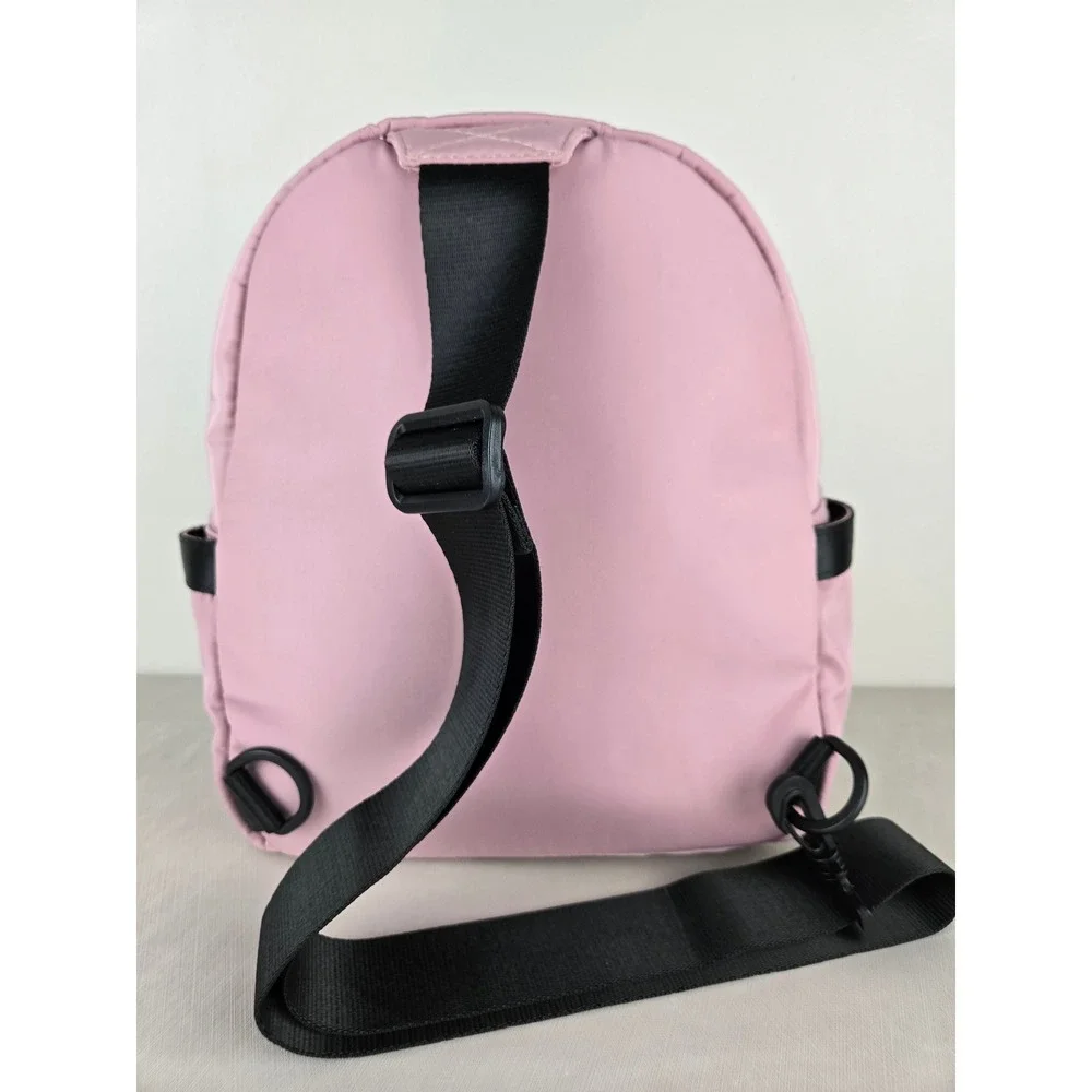 Fabletics‎ Pink Nylon Mini Backpack Sling Bag Adjustable Strap